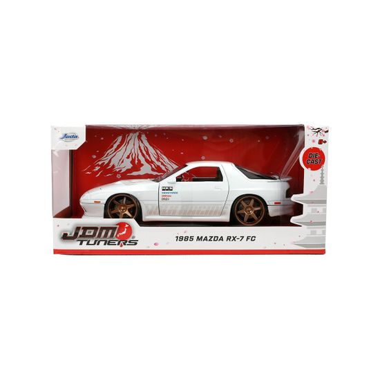 Модель автомобиля Jada 1:24 JDM Tuners 1985 Mazda RX7 FC 35955 — упаковка