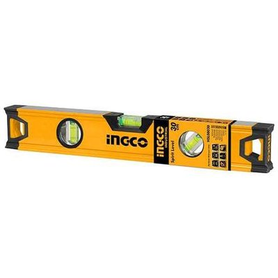 Алюминиевый фрезерованный уровень 300 мм INGCO HSL08030 INDUSTRIAL