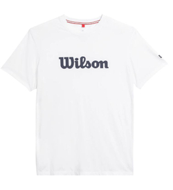 Мужская теннисная футболка Wilson Team Graphic - белый