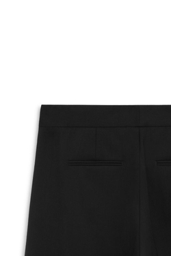 Massimo Dutti Костюмные брюки-бочонок плиссированные - Limited Edition, черный