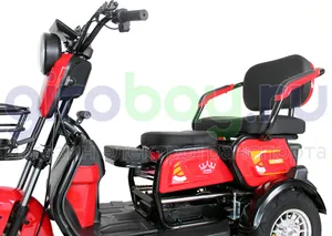 Электроскутер IKINGI SIBTRIKE 1000W (60V/25Ah) - Красный фото №7