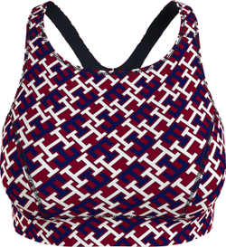 Бюстгальтер Tommy Hilfiger Mid Intensity AOP Racer Bra — monogram