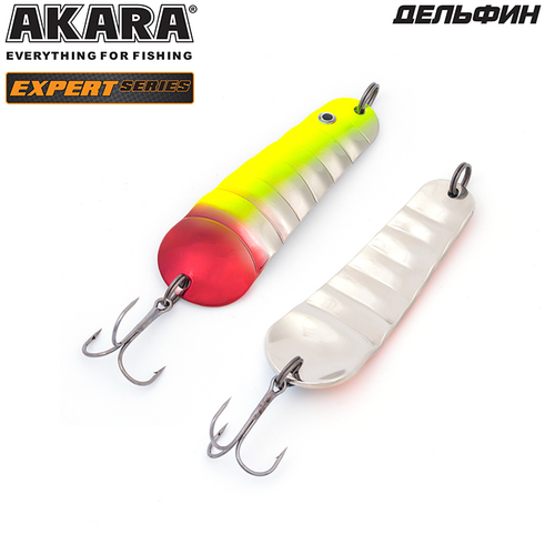 Блесна колебалка Akara Expert Дельфин 65 мм 12 гр. 12/SIL