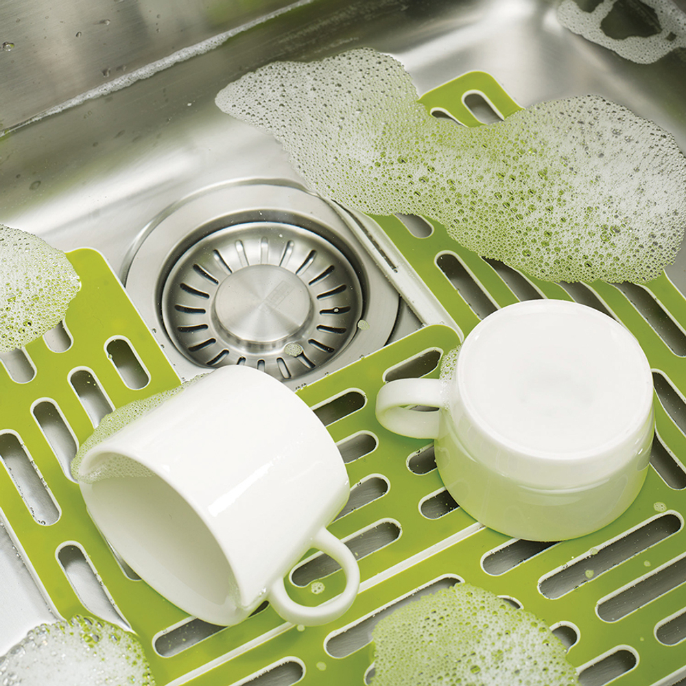 Подложка для раковины универсальная sinksaver™ серая-белая