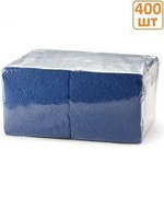 Салфетки бумажные 24*24см Big Pack синие
