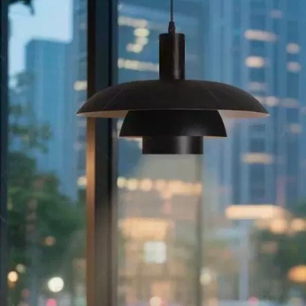 Pendant design lamp PH 5/5 by Louis Poulsen (Black)