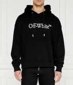 Худи BIG BOOKISH SKATE OFF-WHITE - черный(OMBB085C 99FLE012)