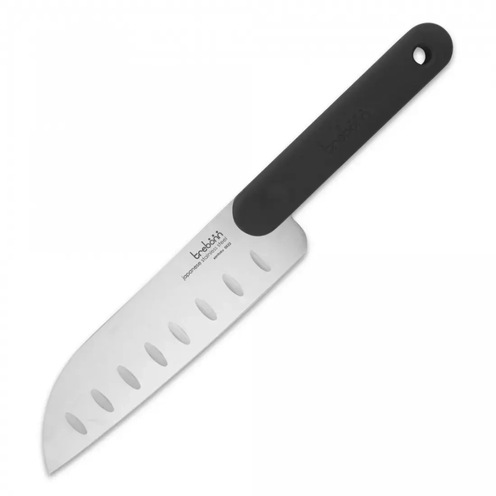 Нож кухонный Сантоку 18см Trebonn Chopping boards and Knives черный