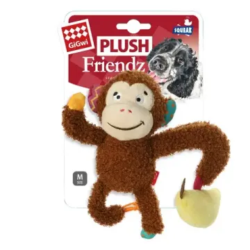 Gigwi Игрушка для собак с бананом и пищалкой, 21см
