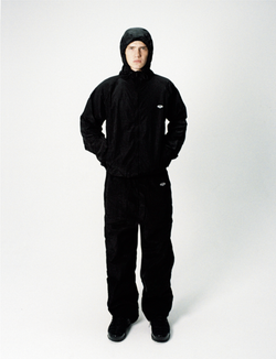 RIPSTOP TRACK PANTS BLACK