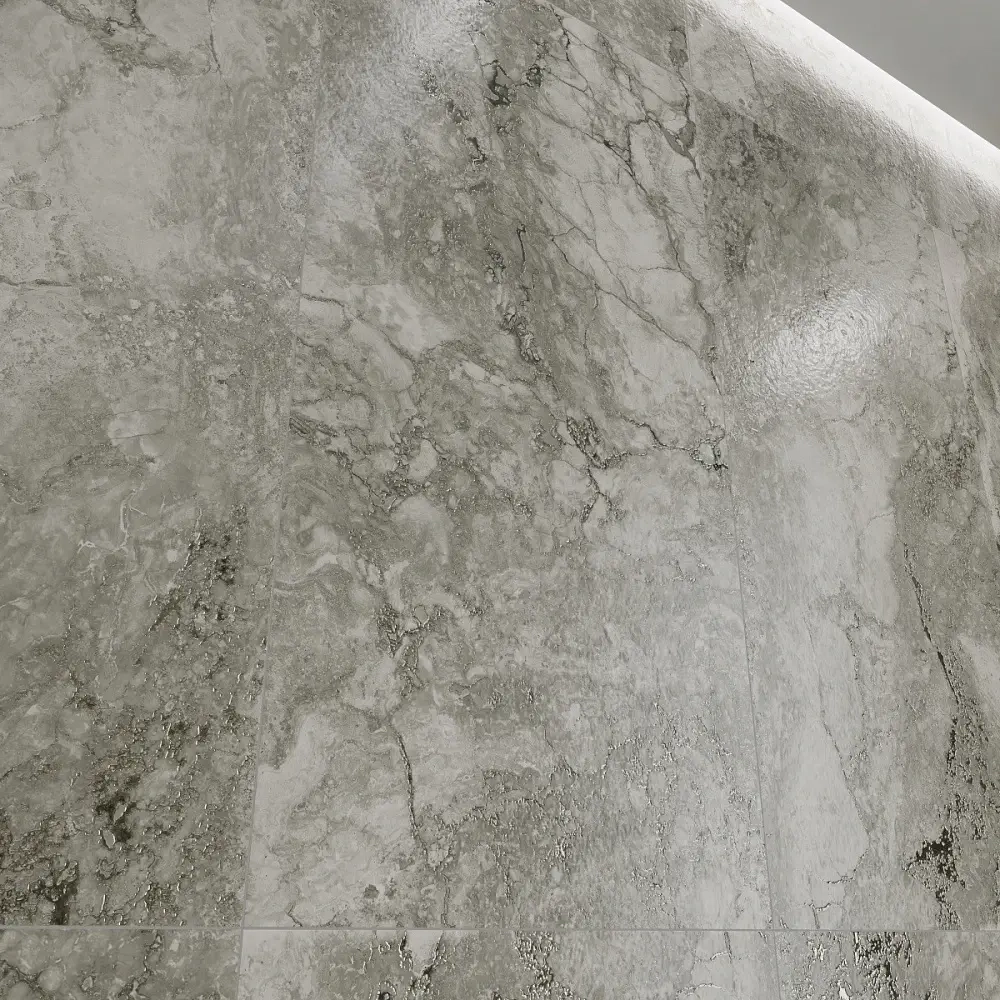 Керамогранит Primavera Porto Stone Grey Punch-Carving 60х120 см (PC206)