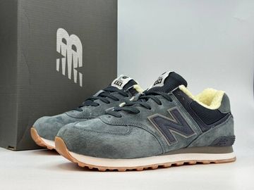 Кроссовки New Balance 574 "Grey" с мехом