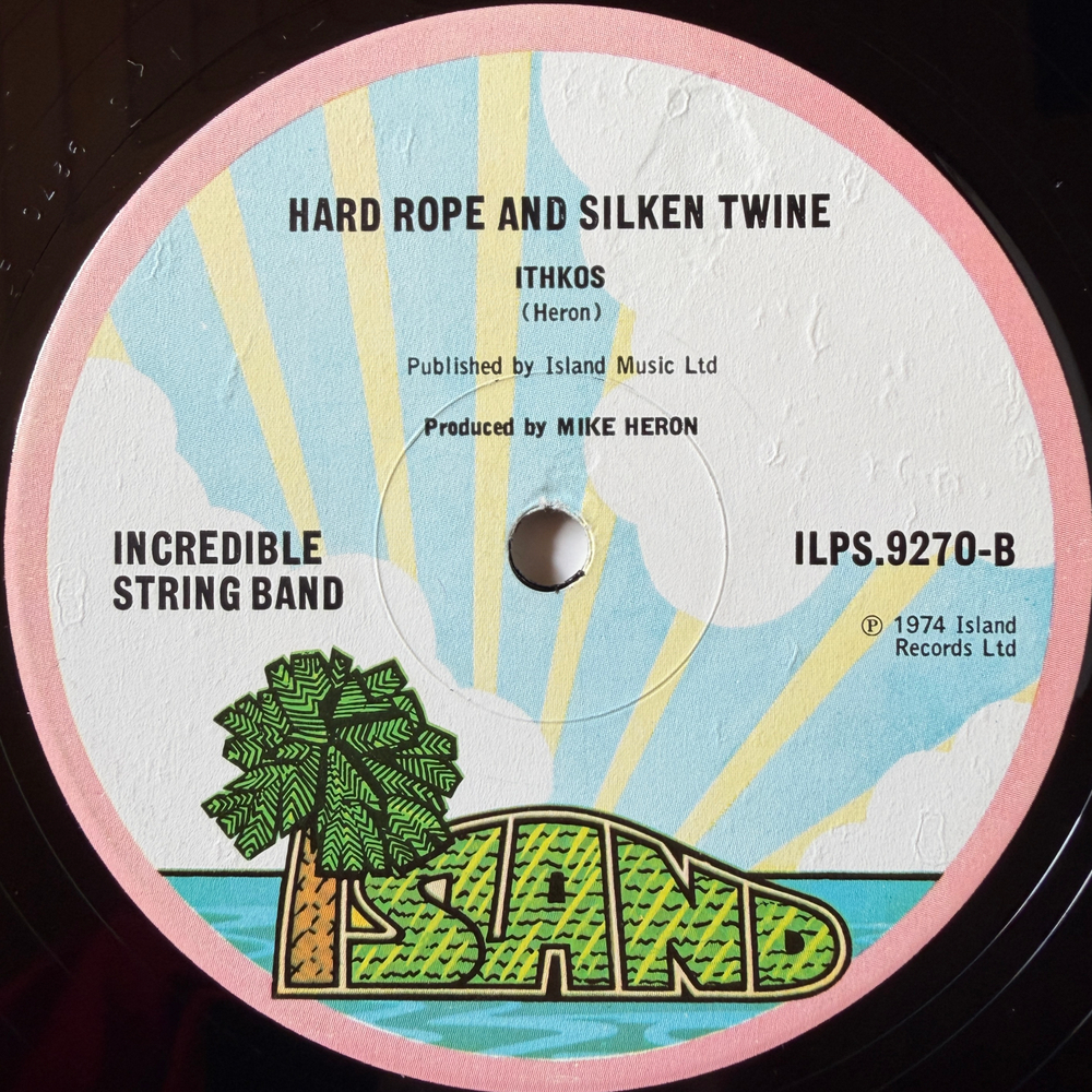The Incredible String Band ‎– Hard Rope & Silken Twine (Англия 1974г.)