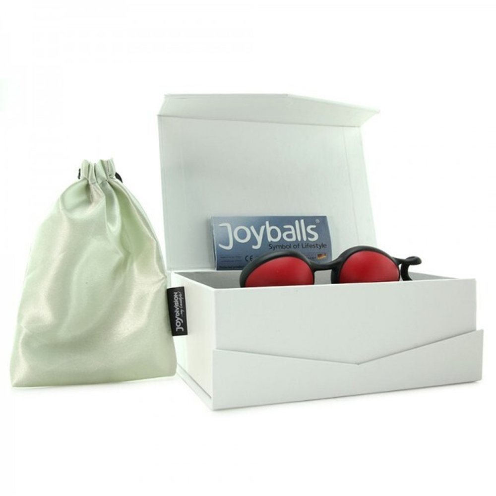Силиконовые шарики Joyballs Secret (красно-черный) (Цвет: красно-черный)