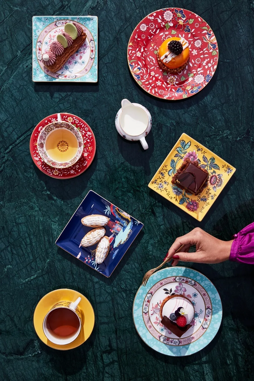 Wedgwood Набор из 4 тарелок для завтрака Wonderlust 20 см EAN 701587380423