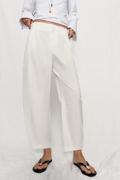 БРЮКИ PAPERBAG GLOBO — ZARA