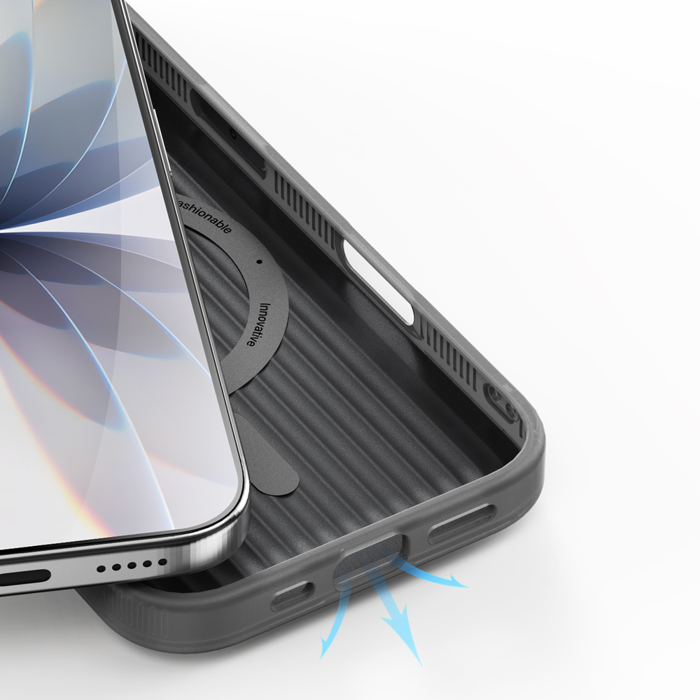 Чехол с MagSafe зеленого цвета от Dux Ducis для iPhone 17, серия Moro Series Magnetic Case