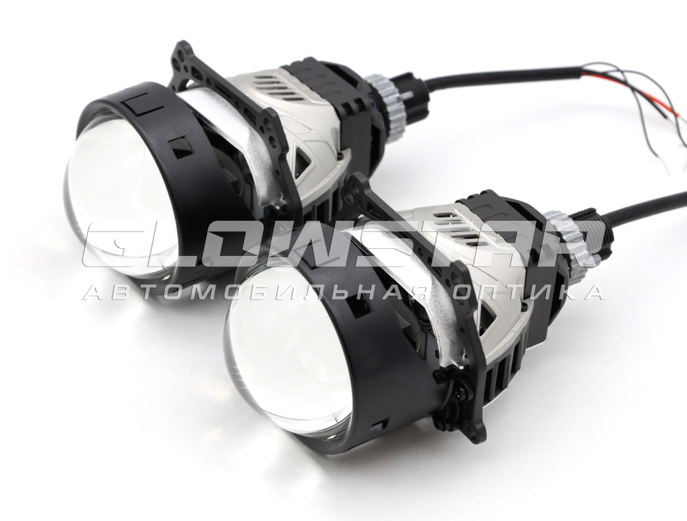 Билед модули Aozoom A11 3.0 дюйма, 2 чипа, 5500K, 12V, 56W/64W, крепление 3R и съемное гаечное (комплект, 2шт)