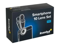 Набор объективов для смартфона Levenhuk Lens S10 - упаковка с комплектом объективов