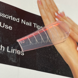 Верхние формы для наращивания PROFESSIONAL NAIL FORMS (арочный миндаль, для полигеля)