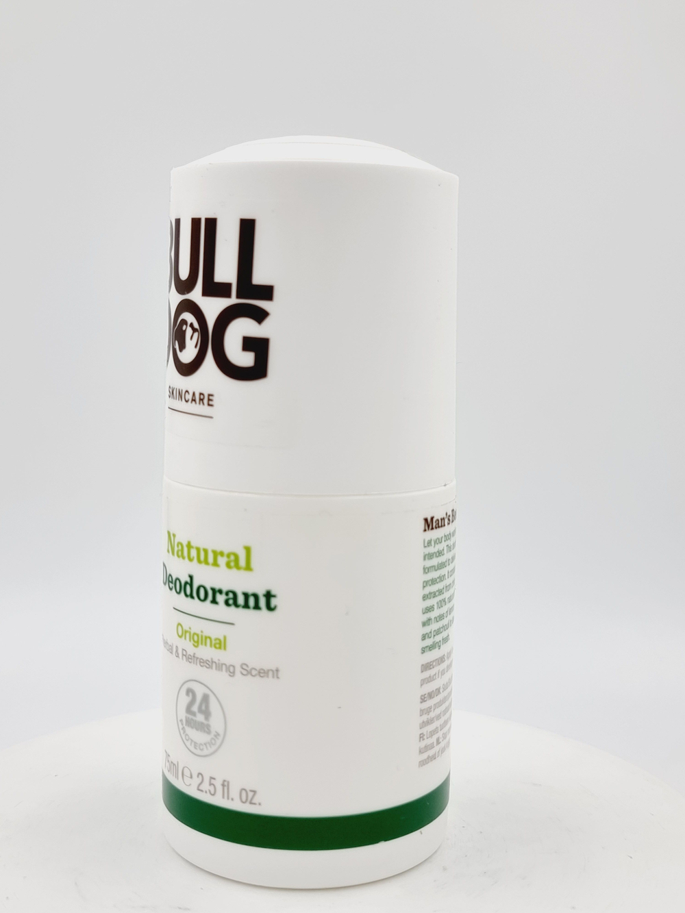 Bulldog Натуральный дезодорант с мятой и эвкалиптом Peppermint & Eucalyptus Natural Deodorant 75 мл (Из Финляндии)