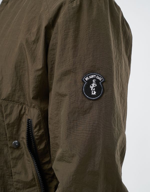 Ветровка We Don’t Care Crinkle Nylon Windrunner Jacket Khaki - фото 8