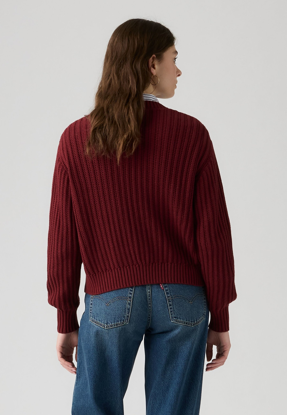 Кардиган женский LEVI'S SNOWFLAKE CARDIGAN WARM CABERNET COTTON