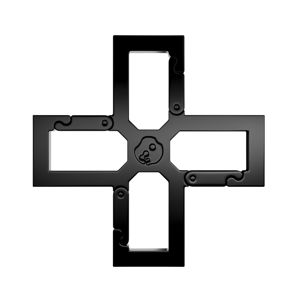 CROSS black carabiner