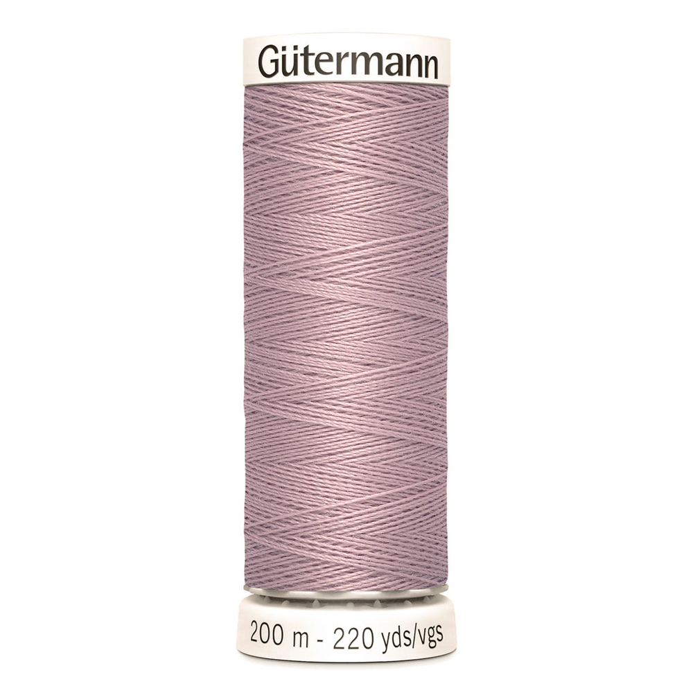 01 Нить Sew-All 100/200 м для всех материалов, 100% полиэстер Gutermann 748277 (568 чайная роза)