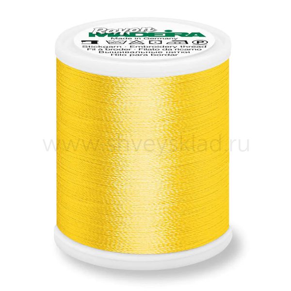 Нитки вышивальные вискоза Madeira Rayon №40, 200 м, цв. 1024, 9840, 5 катушек