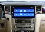 Магнитола для Lexus LX570 2007-2015 - Kuberg ZH-L1260 монитор 12.6" на Android 12, Быстрая, CarPlay, 4G SIM-слот