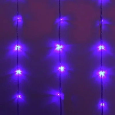 Гирлянда для дома ЗАНАВЕС «Водопад» ш3,0* в2,5 м 360 ламп LED, прозрач.пров, 8 реж, IP-20, Синий (возможность соединения)