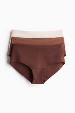 Трусы-хипстер Lycra® без следов, 3 шт. - H&M