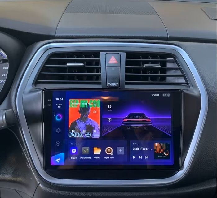 Магнитола для Suzuki SX4 2 2013-2021 - FarCar BM337M-2K монитор 9.5" 2K QLED на Android 14, Быстрая, CarPlay, 4G SIM-слот