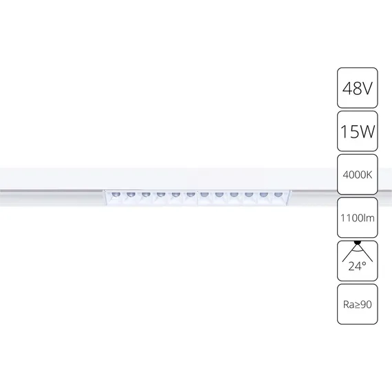 Трековый светильник Linea A4634PL-1WH Arte Lamp