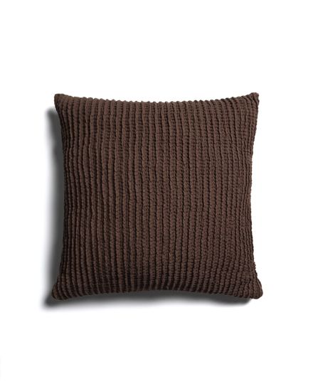 Чехол для подушки Solly из 100% хлопка, вафельный, коричневый, 50 x 50 см