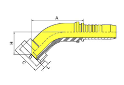 Фитинг DN 32 SFS 1.1/2 63.5 (45)