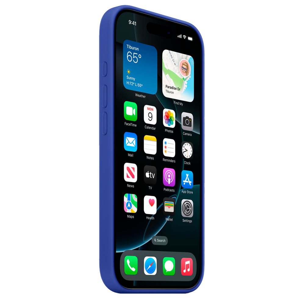 Силиконовый чехол с поддержкой MagSafe Apple Silicone Case для iPhone 16 Pro Max, Ultramarine (Ультрамарин)