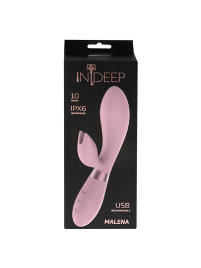 Перезаряжаемый вибратор Indeep Malena Pink 7701-05indeep