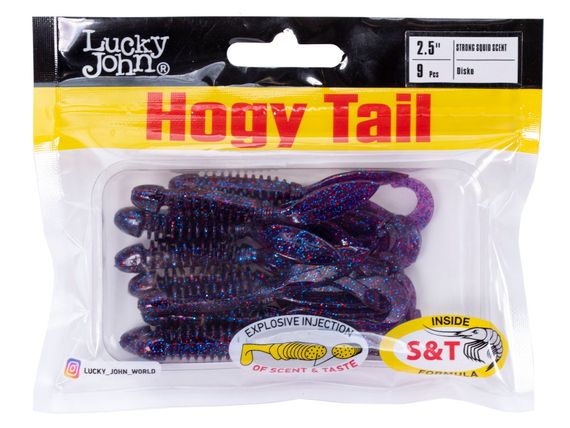 Твистеры съедоб. искусст. LJ Pro Series Hogy Tail 2,5in (06.35)/S633 9шт.