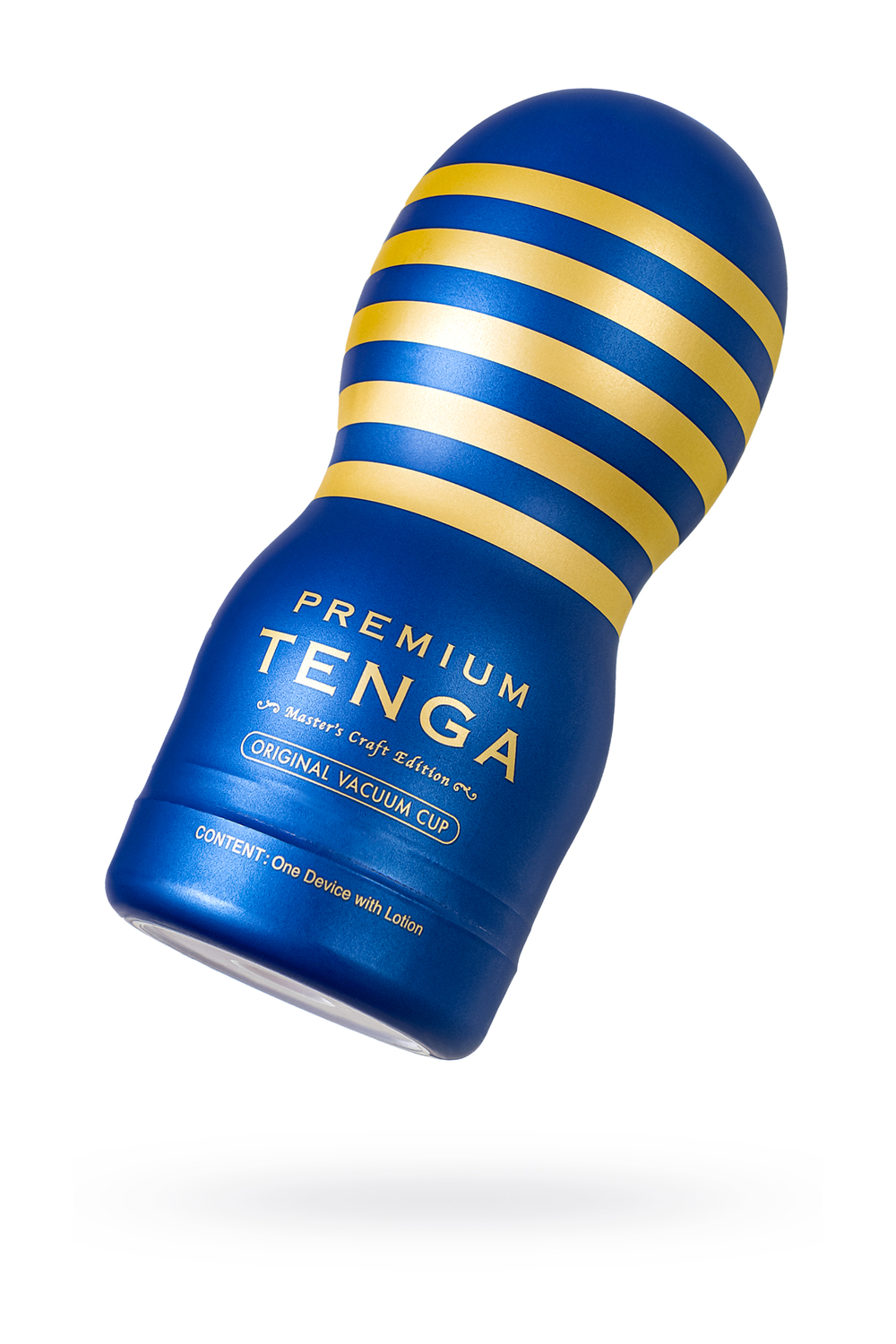 Нереалистичный мастурбатор Tenga Premium Original Vacuum Cup голубой 15,5 см