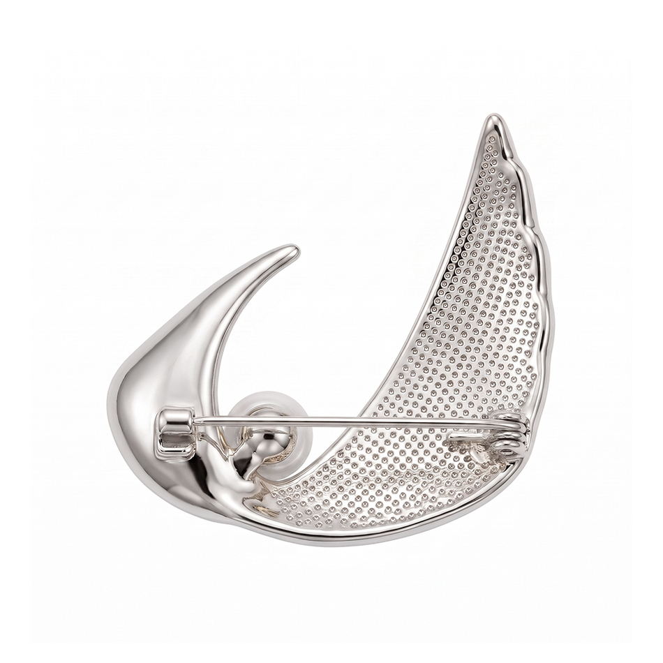 Брошь Fiore Luna серебряная FBB02263-03 S