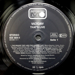 Victory / That's Live (LP)