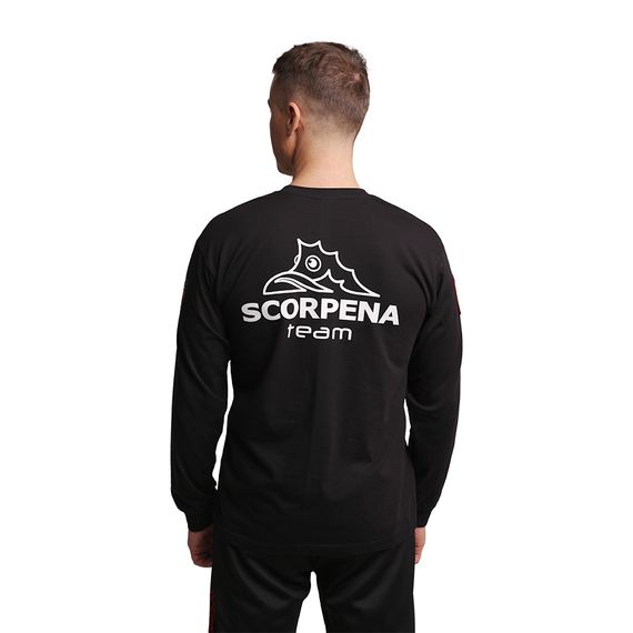 Футболка Scorpena Team с длинным рукавом черная