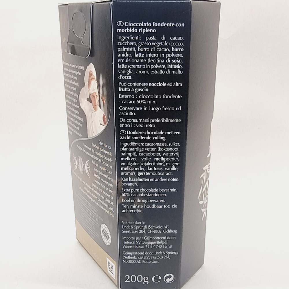 Конфеты шоколадные Lindt Lindor "60% Cacao" 200 г (из Финляндии)