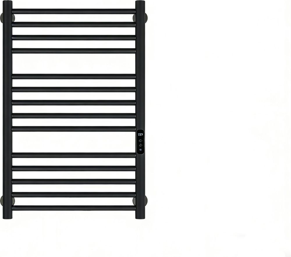 Полотенцесушитель электрический Rein Classic 14-Matte Black 800*500 мм