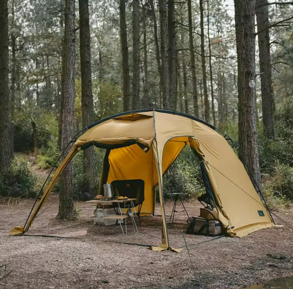 Палатка Naturehike Dune 7.6, 2-местная, коричневая, артикул CNH22ZP028-EYU