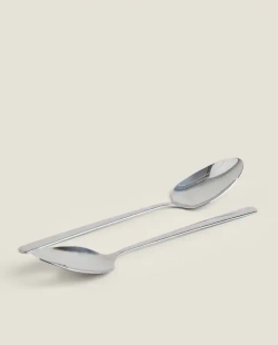 ZARA HOME СТАЛЬНОЙ СЕРВИРОВОЧНЫЙ НАБОР ДЛЯ САЛАТА (НАБОР ИЗ 2 ПРЕДМЕТОВ), РАЗНОЦВЕТНЫЙ