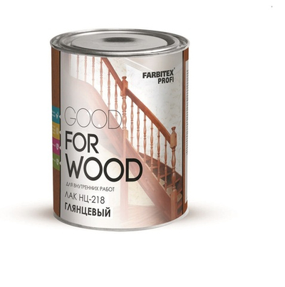 Лак глянцевый НЦ-218 0,7кг  FARBITEX PROFI  GOOD FOR WOOD