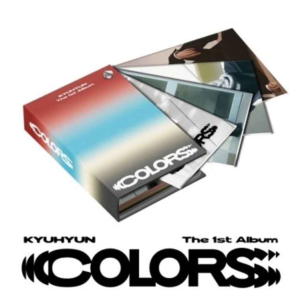 Альбом KYUHYUN - COLORS 1st Album COLOR SWATCH BOOK Version